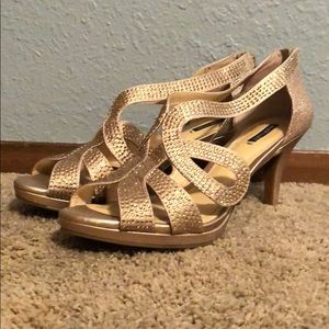 Alex Marie Gold High Heels